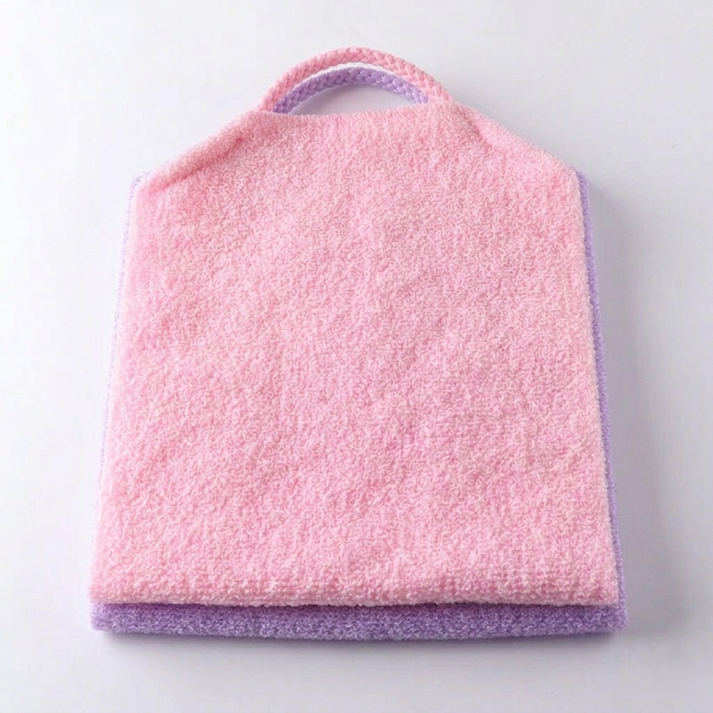 Unisex Long Handle Back Scrubber Exfoliating Towel