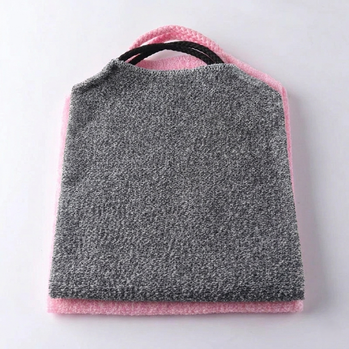 Unisex Long Handle Back Scrubber Exfoliating Towel