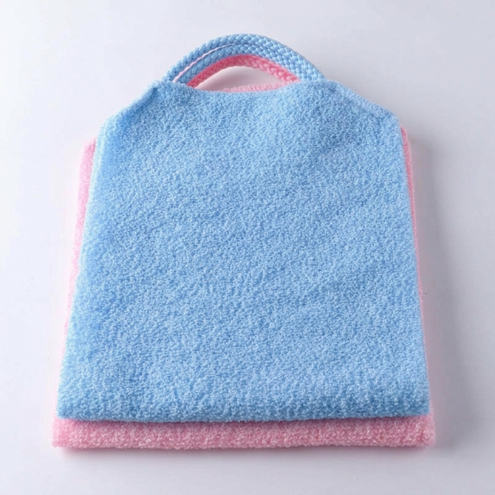 Unisex Long Handle Back Scrubber Exfoliating Towel
