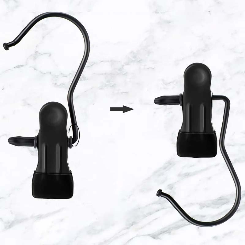 Versatile metal clips for storage solution, 10-pack, perfect for travel & home organization