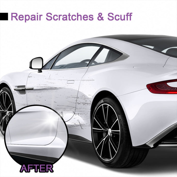 Automotive high protection quick coat spray being applied to a car's paintwork