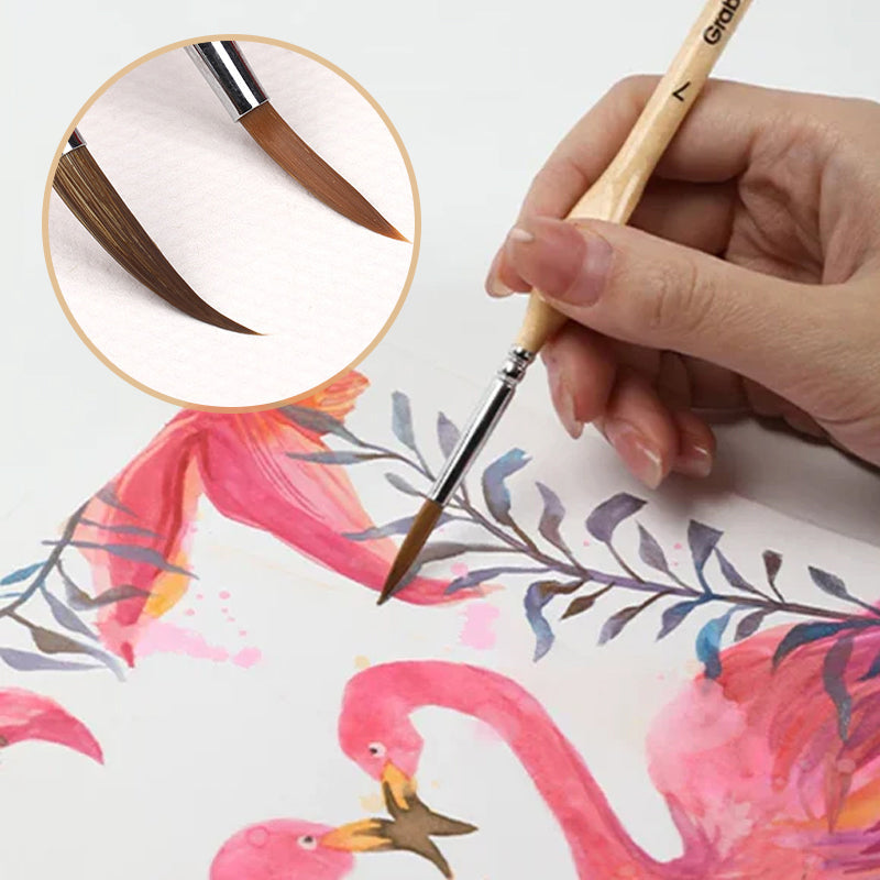 Detail paint brush set, 11 professional tools for precision artwork