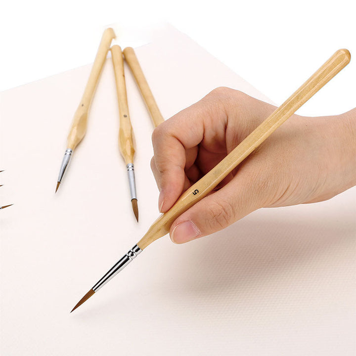 11 Pcs professional detailing brushes for art supplies and hobbies