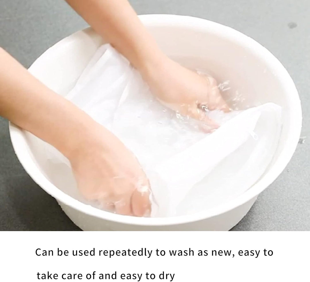 Secure your garments with 12 clear PEVA dustproof clothes protector bags for storage.