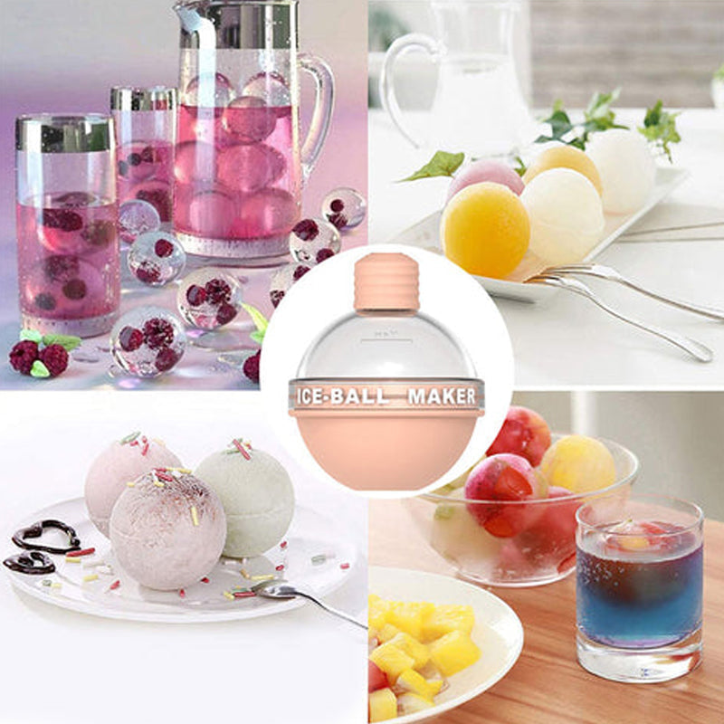 2-pack novelty light bulb ice cube molds, clear silicone for cocktails & drinks, barware essential