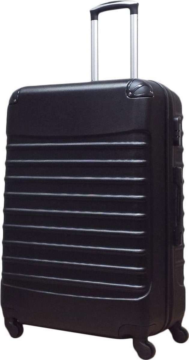 Stylish 2-piece ABS hardshell travel luggage set, lightweight & durable spinner suitcases for your next trip.