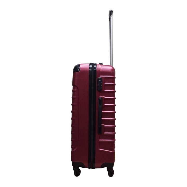 Durable & lightweight 2-piece hard shell luggage set. Black suitcases with smooth spinner wheels for effortless travel.