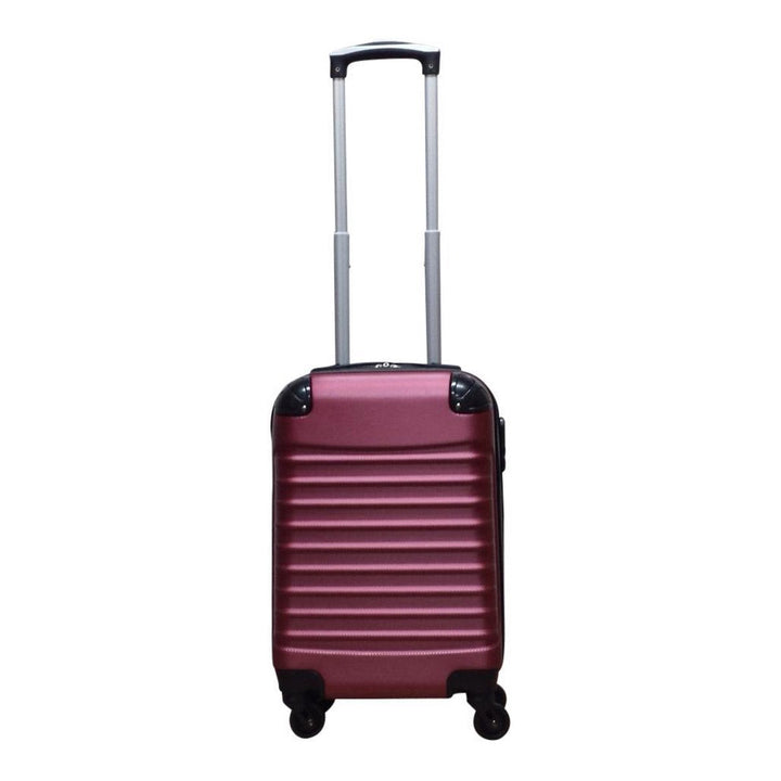 Modern 2-piece hard shell travel bag set. Ideal carry-on and checked luggage duo for efficient international trips.