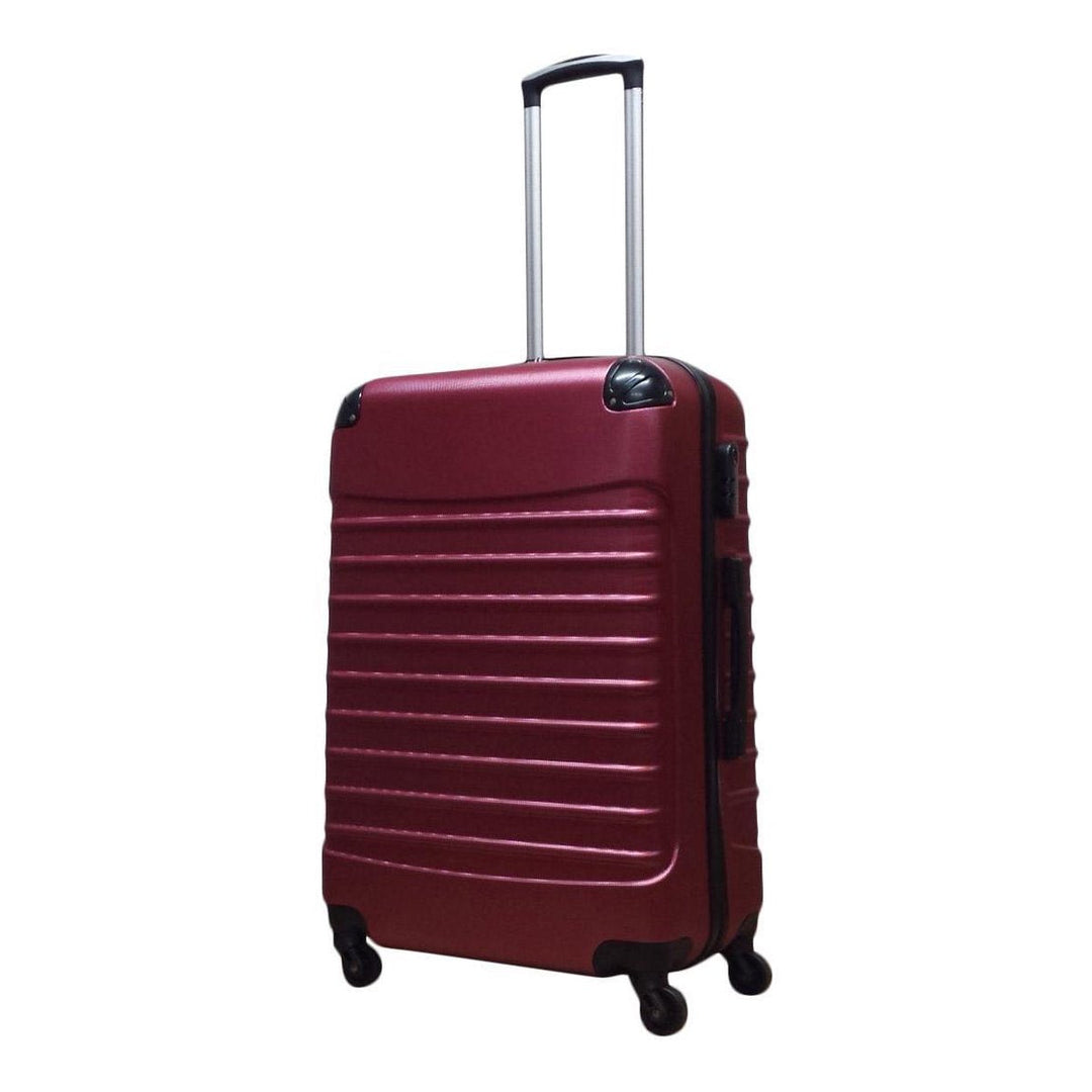 Complete 2-piece hard shell suitcase duo. Includes lightweight carry-on and checked bag with durable spinner wheels.