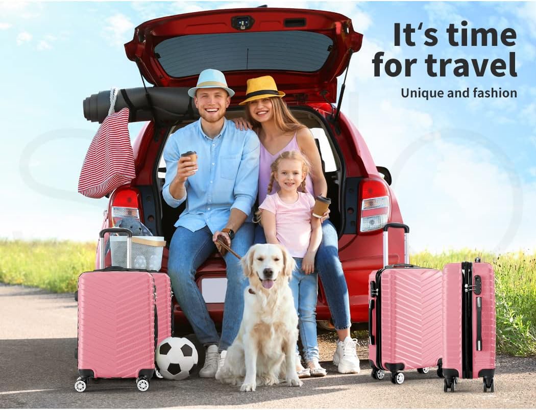 Stylish Rosemont 20-inch hard shell spinner luggage, compact and durable for modern adventurers.