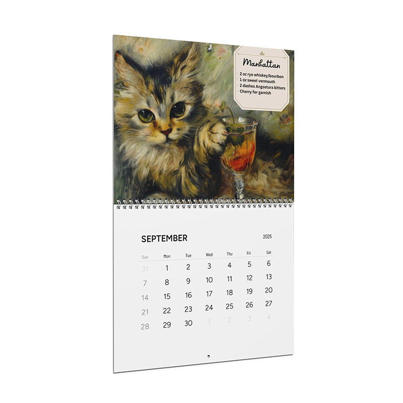 Snapshot of a specific date on the 2025 Feline Cocktail Calendar, highlighted for planning & events
