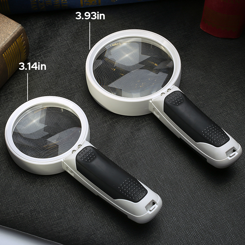 Precision 20X LED magnifier for hobbies, jewelry, and detailed tasks, reducing eye strain.
