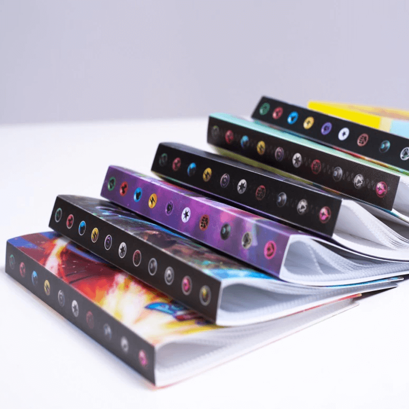 Organize 240 trading cards with this durable collector album binder, a premium card protector.