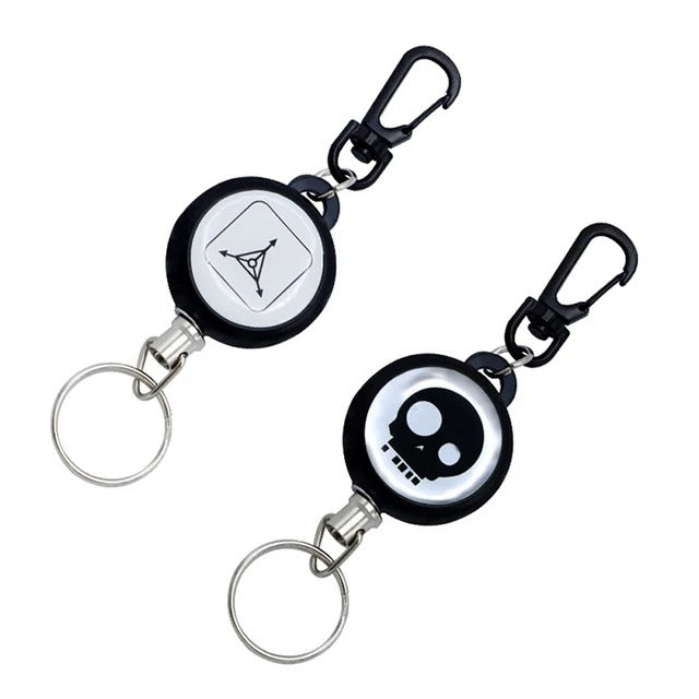 Retractable Wire Cord Keychain