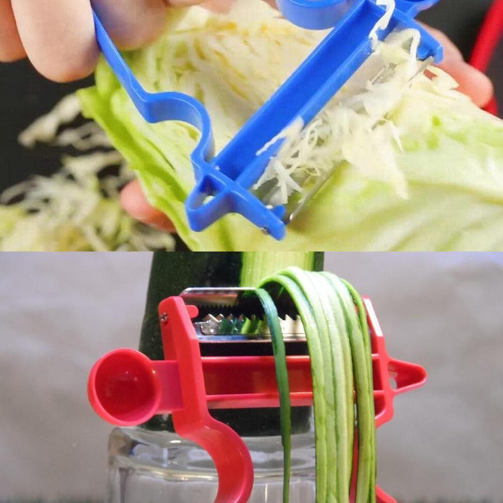 Multifunction vegetable peeler set, stainless steel kitchen gadget for efficient fruit peeling