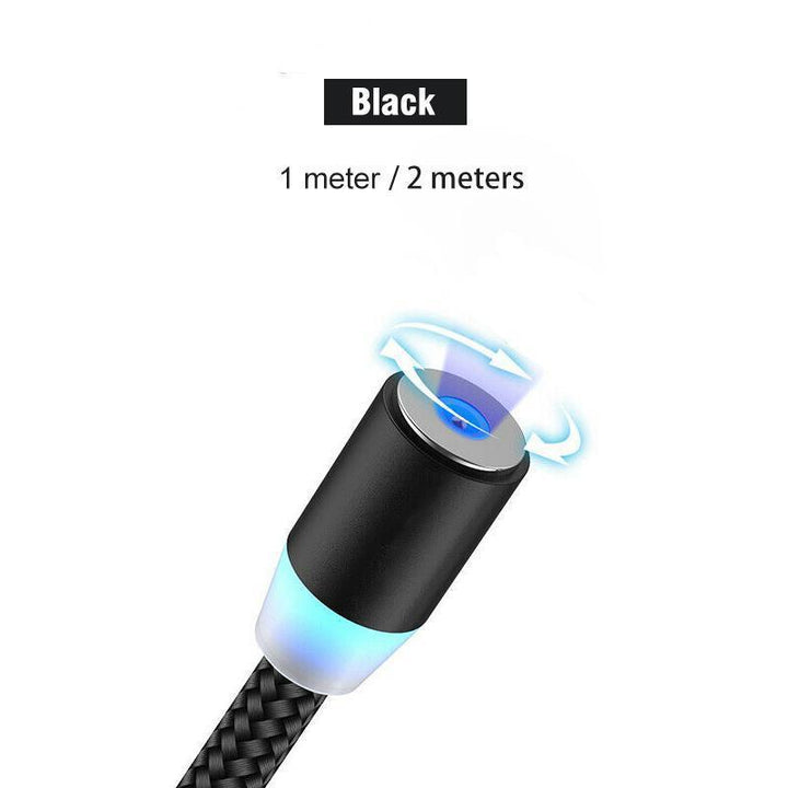 Innovative 3-in-1 magnetic charging cable with a strong magnetic connection, secure & efficient