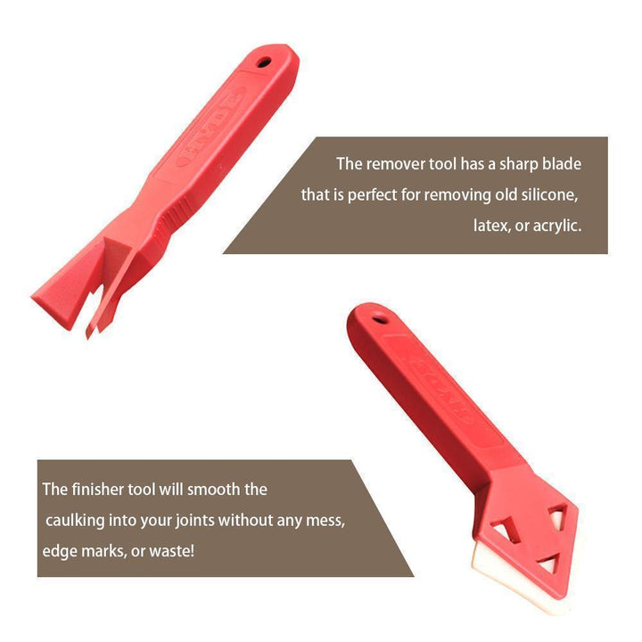 Durable 3-in-1 silicone grout tool kit, essential for bathroom and kitchen renovations