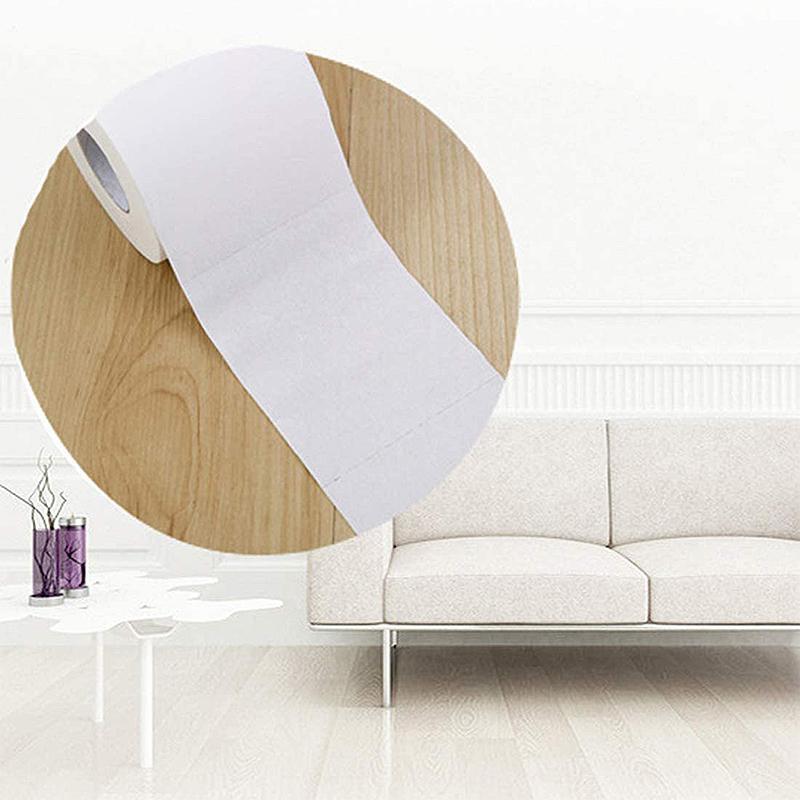 Stack of 3-ply toilet paper rolls, emphasizing comfort, strength, and absorbency