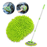 1×three-section telescopic rod+1×replaceable mop head cover