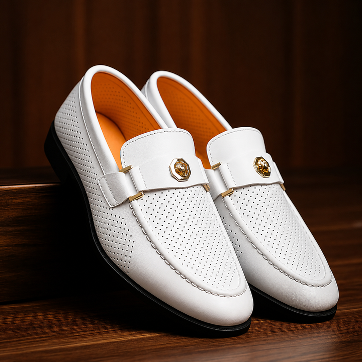 Men's Perforated Slip-On Loafers