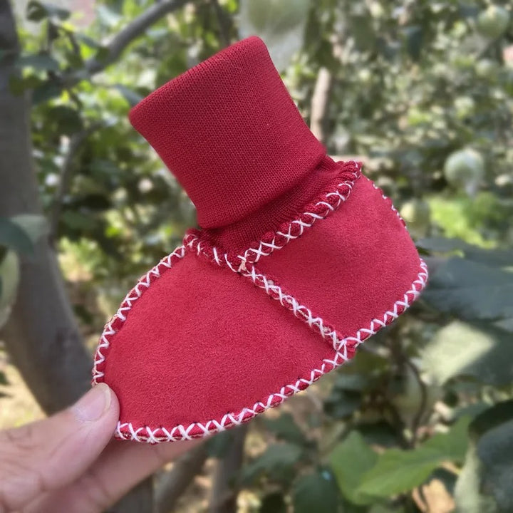 Unisex Kids' Warm Fleece Lined Baby Sock Shoes