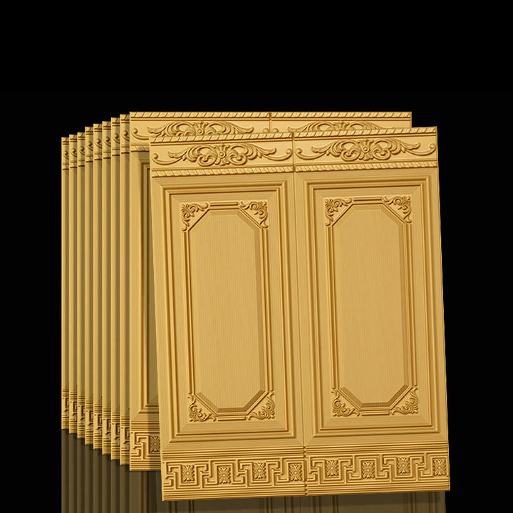 Beautiful 3D vinyl wall panels. Self-adhesive, easy install, textured for a modern home decor statement.