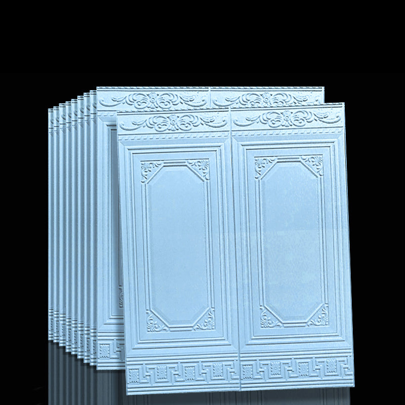 Modern home decor with 3D vinyl panels. Self-adhesive, peel and stick, textured for a unique wall.