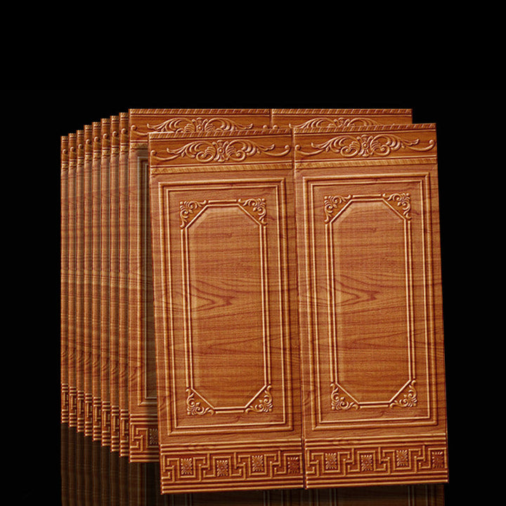Stylish 3D vinyl wall panels for any room. Waterproof, stain-resistant, and easy install peel and stick.