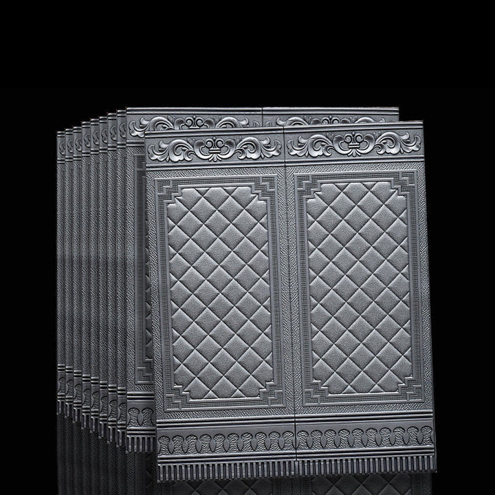 Kids' room decor: 3D textured wall panels. Vinyl, self-adhesive, peel and stick, and easy to clean.