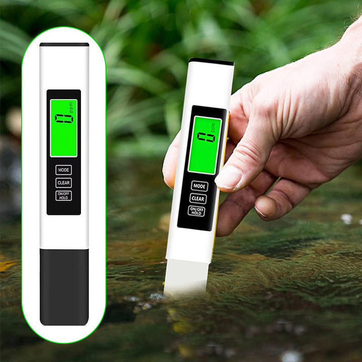 Essential testing tool: 4-in-1 Digital Water Quality Tester for monitoring water purity