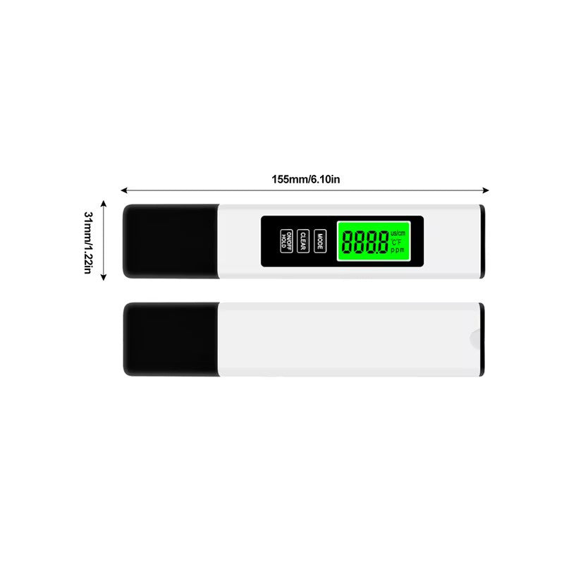 User-friendly 4-in-1 water tester, a reliable digital meter for consistent water quality checks