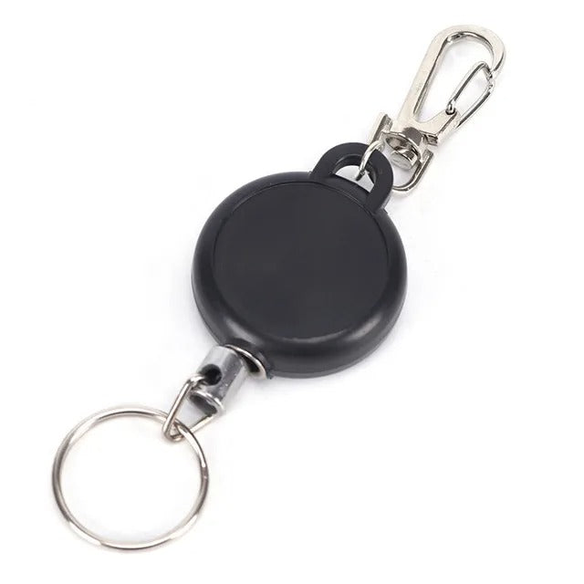 Retractable Wire Cord Keychain
