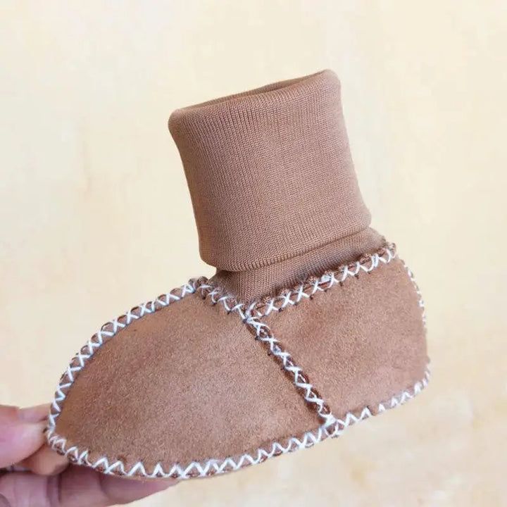 Unisex Kids' Warm Fleece Lined Baby Sock Shoes