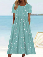 Mint White Raindrop