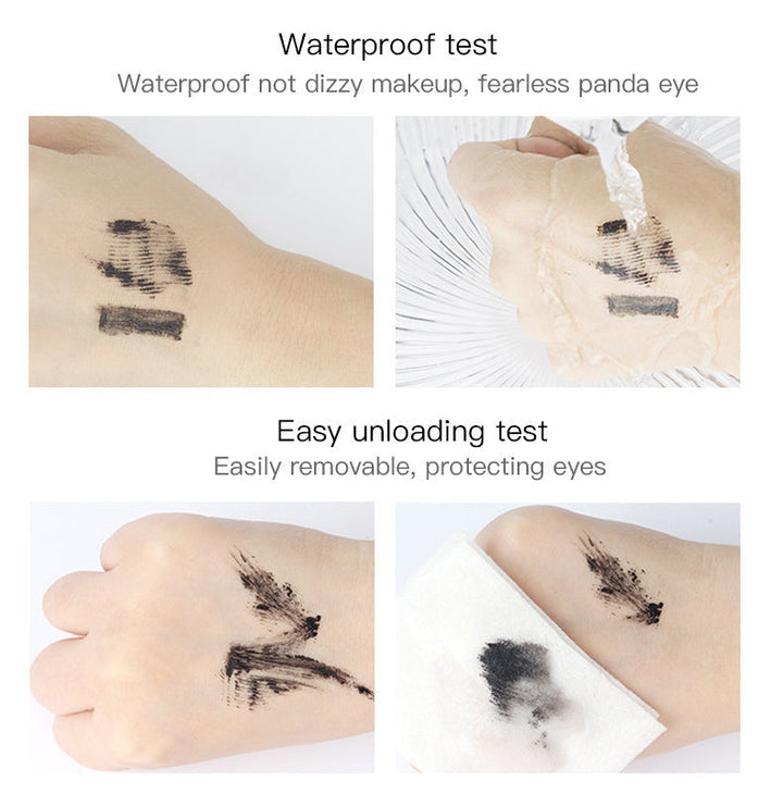 Detailed view of 4D Liquid Lash Extensions Mascara brush, designed to grip and extend each individual lash.