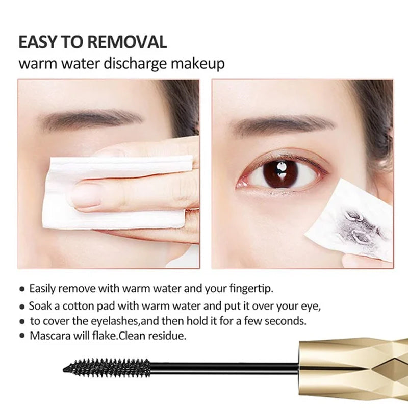 Beauty product shot of 4D Liquid Lash Extensions Mascara, highlighting its cosmetic appeal and benefits.