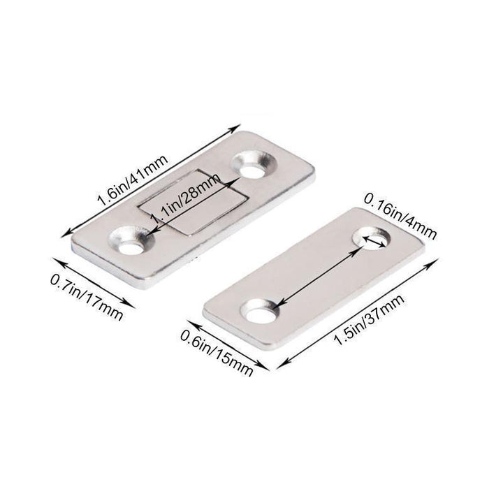 Home hardware upgrade: 5 magnetic cabinet door catches, offering secure, punch-free installation.