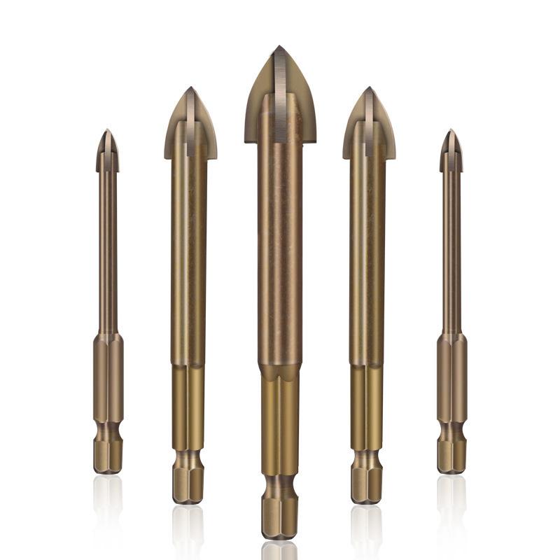 Essential 5-piece universal drilling tool set for home renovation and general drilling needs