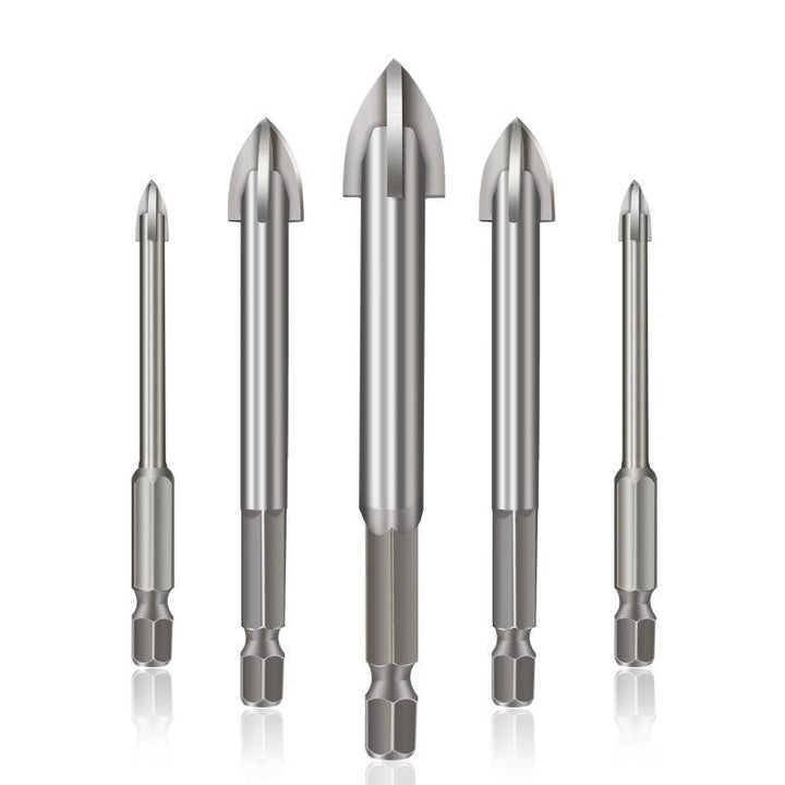 Universal drilling tool set, professional-grade carbide bits for all your drilling applications