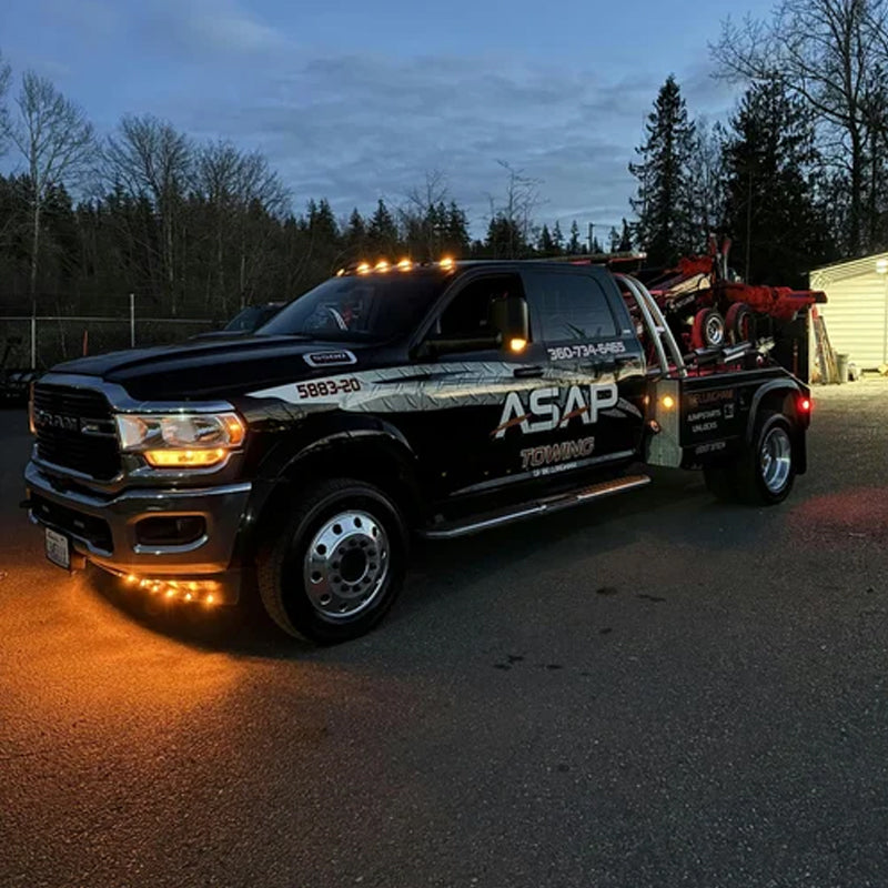 5-piece universal waterproof LED truck cab roof lights for enhanced vehicle visibility
