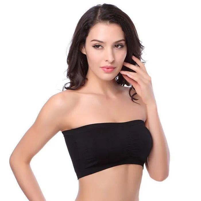 Women's Seamless Supportive Bandeau Bra