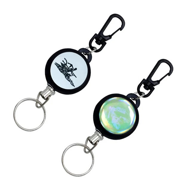Retractable Wire Cord Keychain