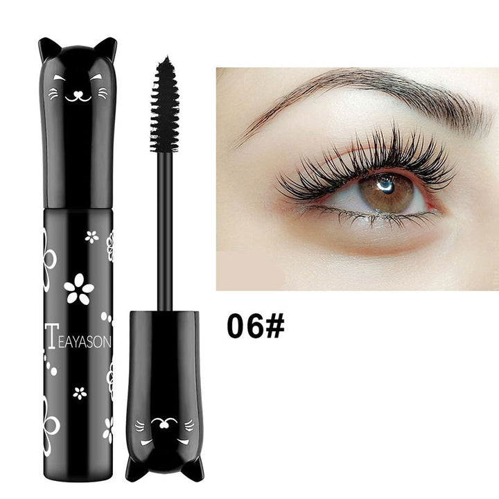Product shot of the 5D Lengthening & Curling Color Mascara, emphasizing its quality