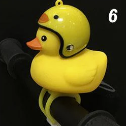 Fun Duck Bike Bell with LED Light & Helmet