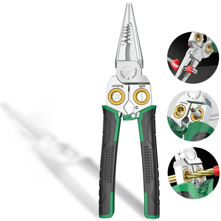 Compact and robust wire stripper pliers, a must-have for electricians