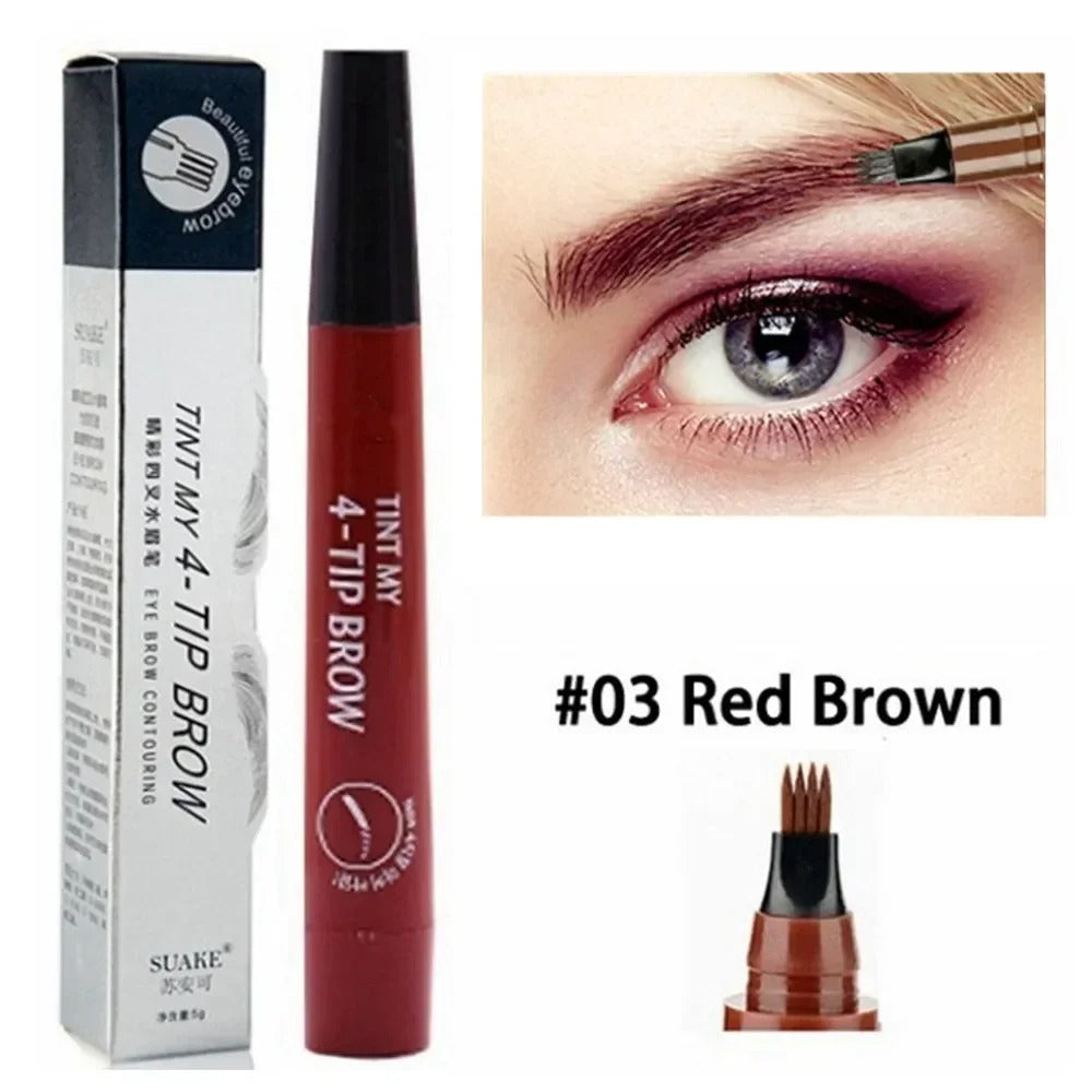 Unisex Waterproof Microblading Effect Eyebrow & Beard Pen