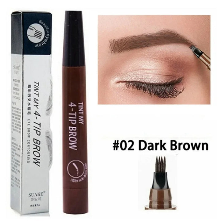 Unisex Waterproof Microblading Effect Eyebrow & Beard Pen