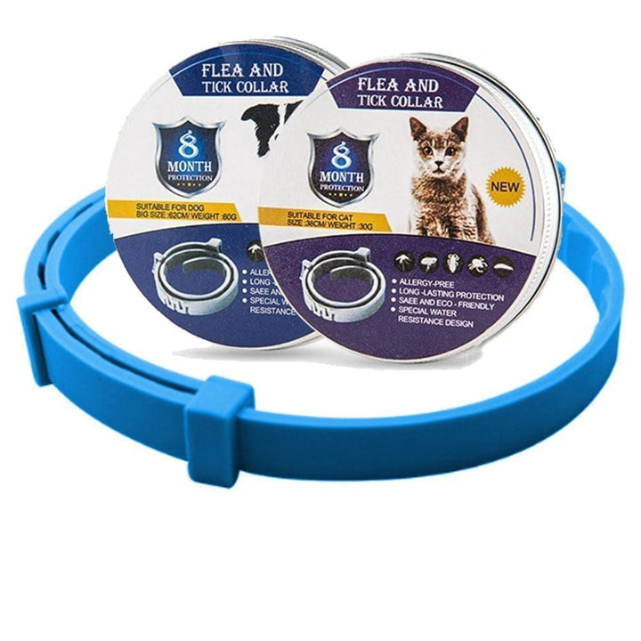 Protect your dog & cat with this 8-month waterproof flea & tick collar. Effective pest control solution.