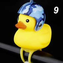 Fun Duck Bike Bell with LED Light & Helmet