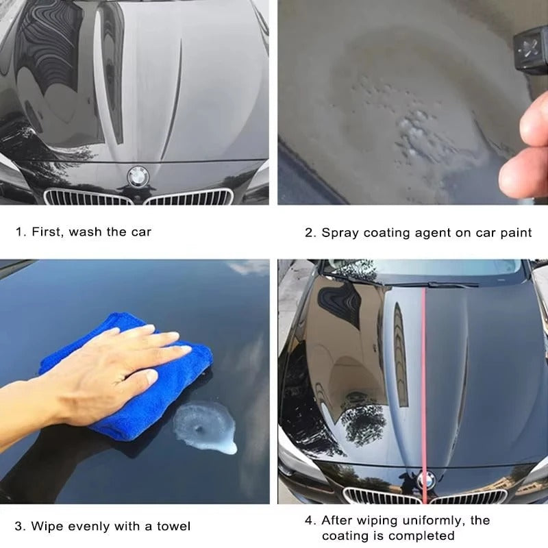 Automotive Nano Car Scratch Repair Spray - Instant Finish Restorer